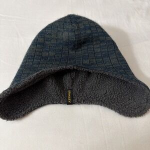 Stanley Cuffed Beanie Hat Black/Gray One Size Fits Most Comfy Warm Gently Used
